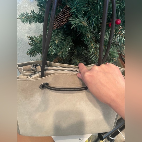 Brunello Cucinelli Suede Medium Bag 💼 - Picture 6 of 8